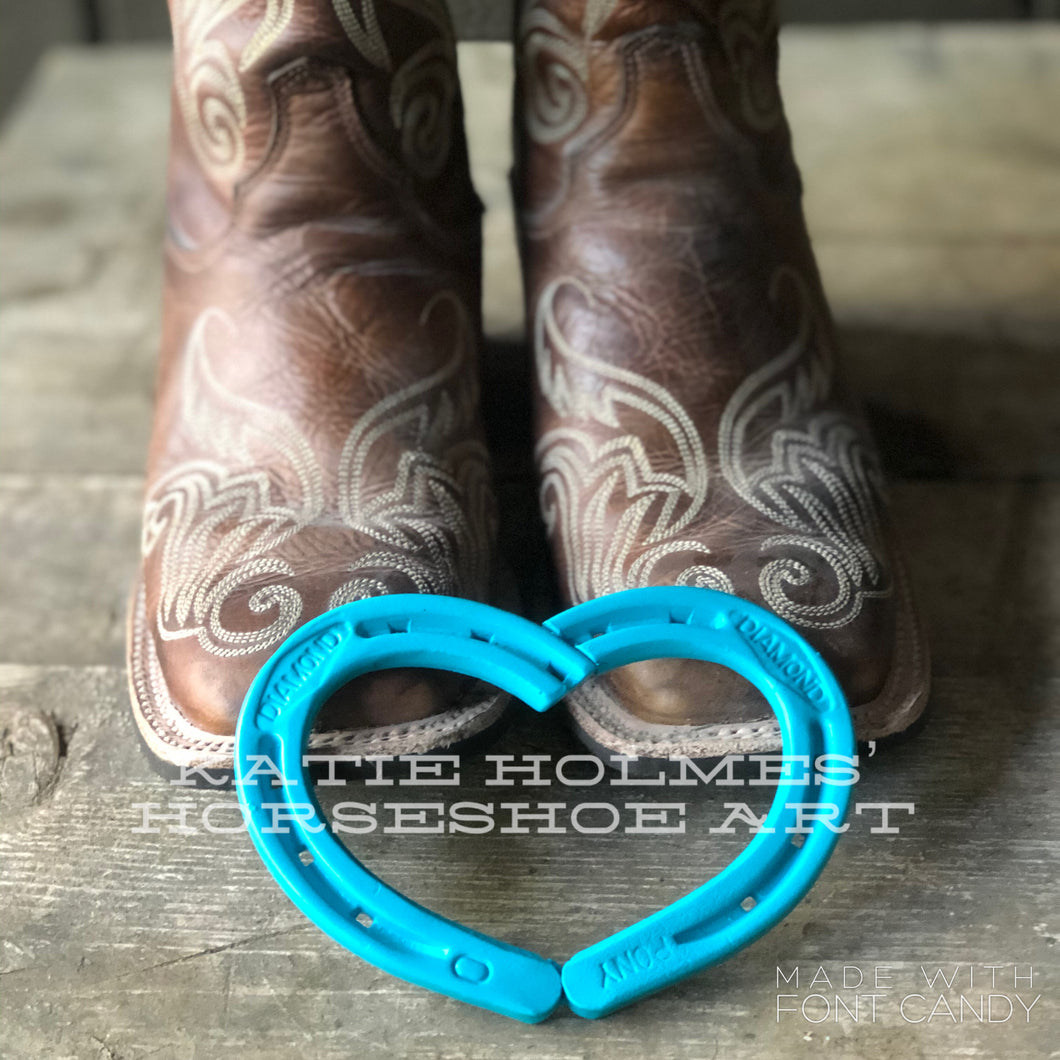 Pony shoe heart