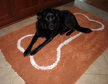 XL absorbent mat with bone