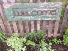 Welcome sign