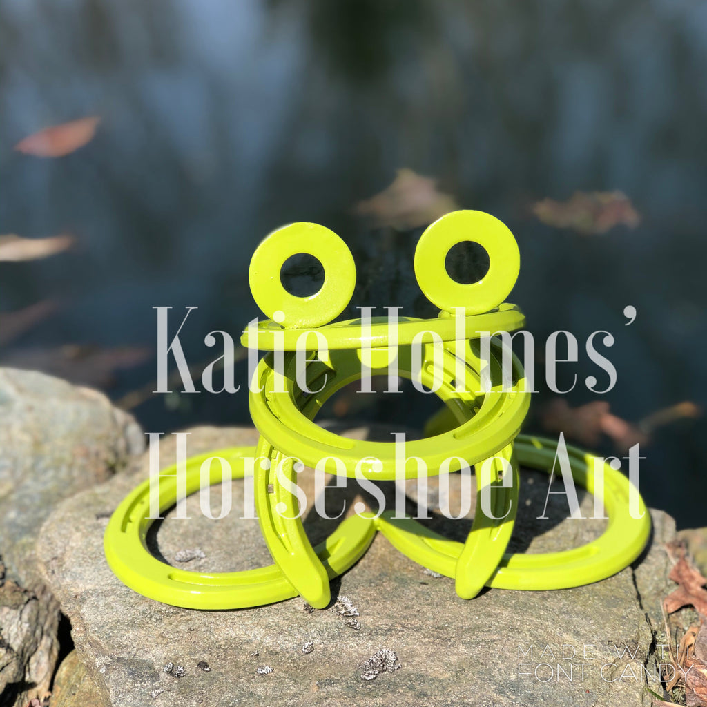 Large horseshoe heart – Katie Holmes' Horseshoe Art