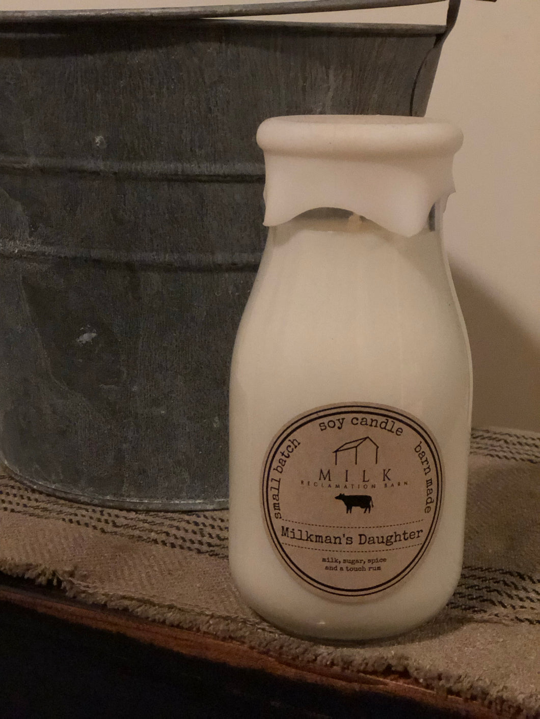 Soy Milk Bottle Candles