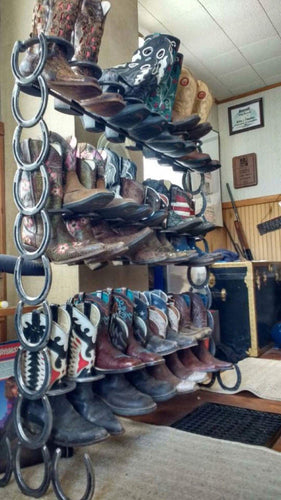 12 pair boot rack