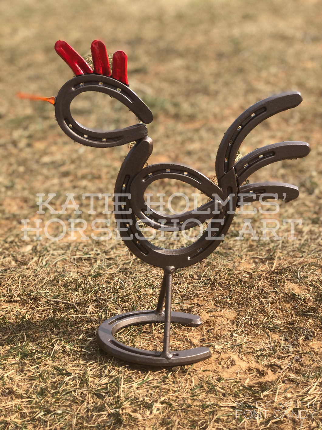 Horseshoe Chicken – Katie Holmes' Horseshoe Art, Horseshoes